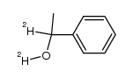 1-phenyl (O,1-(2)H2)ethanol结构式