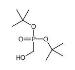 bis[(2-methylpropan-2-yl)oxy]phosphorylmethanol结构式