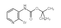 (2-溴-3-吡啶基)氨基甲酸叔丁酯结构式