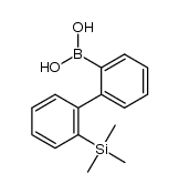 2’-(trimethylsilyl)biphenyl-2-ylboronic acid结构式