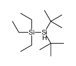 ditert-butylsilyl(triethyl)silane结构式