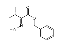 benzyl 2-hydrazono-3-methylbutanoate结构式