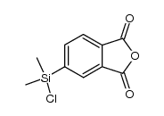 4-(Chlorodimethylsilyl)phthalic anhydride结构式