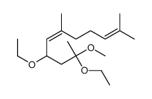 8,10-diethoxy-10-methoxy-2,6-dimethylundeca-2,6-diene结构式