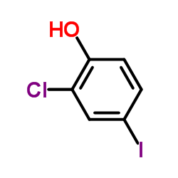 2-氯-4-碘苯酚结构式