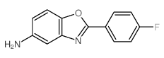 2-(4-fluorophenyl)-1,3-benzoxazol-5-amine结构式