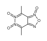 4,7-dimethyl-1,2,5-oxadiazolo[3,4-d]pyridazine 1,5,6-trioxide结构式