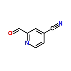 4-氰基吡啶-2-甲醛结构式