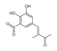 4-(3,4-dihydroxy-5-nitrophenyl)-3-methylbut-3-en-2-one结构式