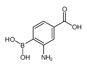 3-amino-4-boronobenzoic acid结构式