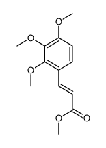 methyl 3-(2,3,4-trimethoxyphenyl)prop-2-enoate结构式