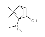 (1R,2S,4S)-1-(dimethylsilyl)-7,7-dimethylbicyclo[2.2.1]heptan-2-ol结构式