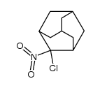 2-chloro-2-nitro-adamantane结构式
