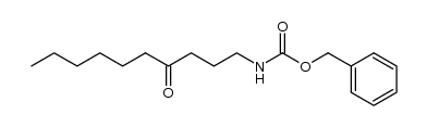 benzyl (N-(4-oxodecyl)amino)methanoate结构式