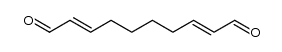 (2E,8E)-deca-2,8-diene-1,10-dial结构式