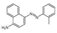 4-[(2-methylphenyl)diazenyl]naphthalen-1-amine结构式