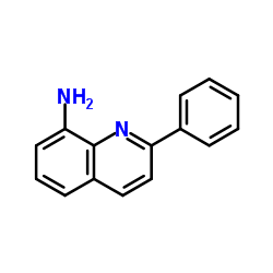 2-苯基-8-喹啉胺结构式