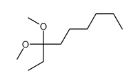 3,3-dimethoxynonane结构式