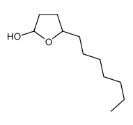 5-heptyloxolan-2-ol结构式