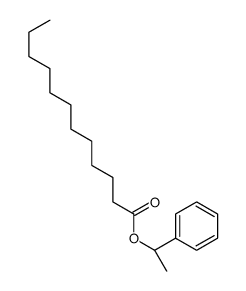 [(1R)-1-phenylethyl] dodecanoate结构式