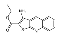 ethyl 3-aminothieno[2,3-b]quinoline-2-carboxylate结构式
