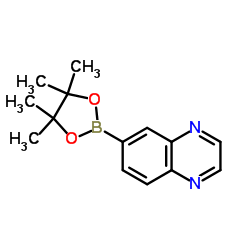 喹噁啉-6-硼酸频那醇酯结构式