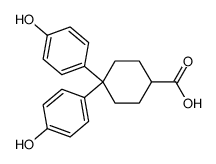 4,4-bis(4-hydroxyphenyl)cyclohexanecarboxylic acid ester结构式