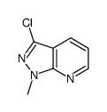 3-chloro-1-methylpyrazolo[3,4-b]pyridine结构式