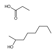 (2R)-octan-2-ol,propanoic acid结构式