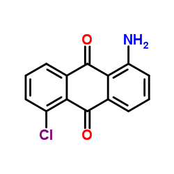 1-氨基-5-氯蒽醌结构式