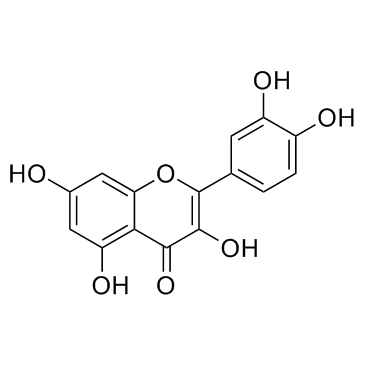 槲皮素结构式