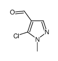 5-chloro-1-Methyl-1H-pyrazole-4-carbaldehyde结构式
