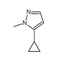 5-cyclopropyl-1-methyl-1H-pyrazole结构式