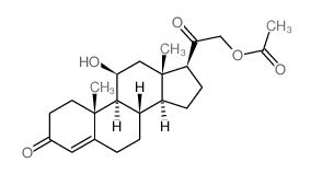 21-乙酸肾上腺酮结构式