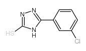 5-(3-氯苯)-4H-1,2,4-三唑-3-硫醇结构式