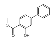 3-羟基-[1,1-联苯]-4-羧酸甲酯结构式