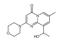 9-(1-Hydroxyethyl)-7-methyl-2-(morpholin-4-yl)-4H-pyrido[1,2-a]pyrimidin-4-one结构式