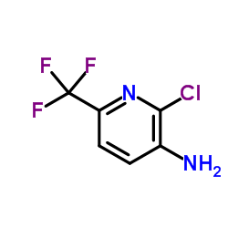 3-氨基-2-氯-6-三氟甲基吡啶结构式