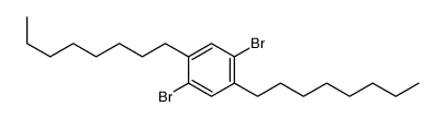 1,4-dibromo-2,5-dioctylbenzene结构式