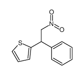 2-(2-nitro-1-phenylethyl)thiophene结构式