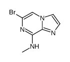 6-bromo-N-methylimidazo[1,2-a]pyrazin-8-amine结构式