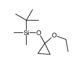 (9CI)-(1,1-二甲基乙基)[(1-乙氧基环丙基)氧基]二甲基-硅烷结构式