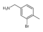 3-溴-4-甲基苯甲胺结构式