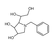 (2R,3S,4S)-1-Benzyl-2-[(1R)-1,2-dihydroxyethyl]-3,4-pyrrolidinedi ol结构式