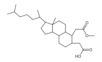 2,3-secocholestan-2,3-dioic acid结构式
