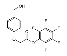 4-HYDROXYMETHYLPHENOXYACETIC ACID-OPFP)结构式