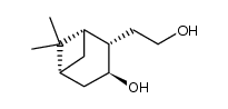 (1S,2S,3S,5R)-2-(2-hydroxyethyl)-6,6-dimethylbicyclo[3.1.1]heptan-3-ol结构式