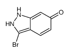 3-bromo-1,2-dihydroindazol-6-one结构式