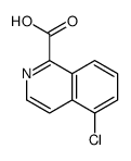 5-chloroisoquinoline-1-carboxylic acid结构式