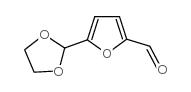 5-(1,3-二氧杂戊环-2-基)糠醛结构式
